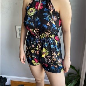 Floral summer romper